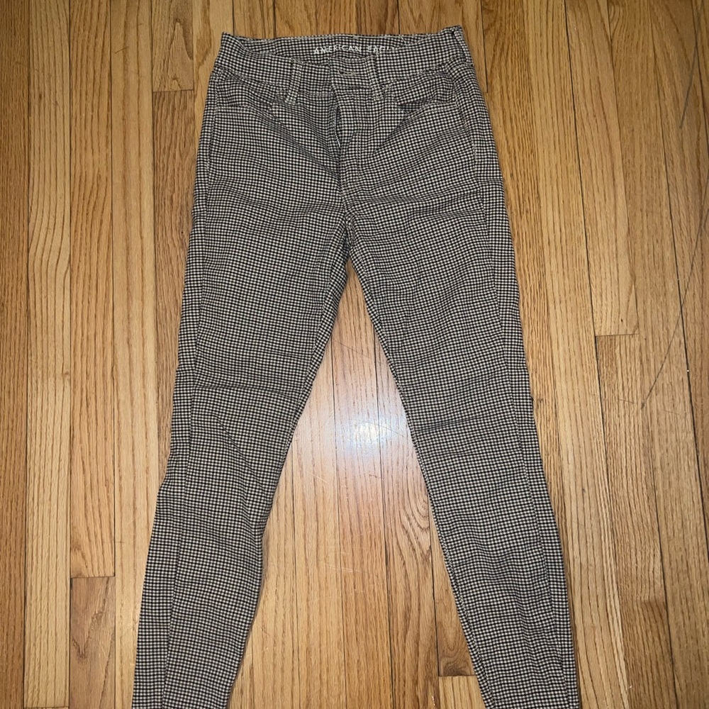 Gimgham American eagle pants